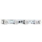 212mm LED booth light bar front view 4 LEDs asymmetric lens for backlit display