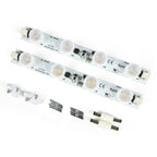 linkable LED light bar kit with mounting accessories 212mm 9W for trade show booth light box