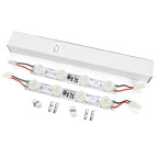 UL Listed corner LED light bar for lightboxes – DC24V 8W supplemental lighting module with screw mounting kit
