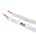 Corner LED light bar installed in lightbox corner – DC24V supplemental lighting for dark areas