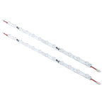 LED light bar with optical lens for light box backlighting — 710mm aluminum substrate