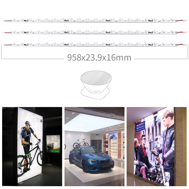 45W high output LED light bar for large light box – 958mm full length view