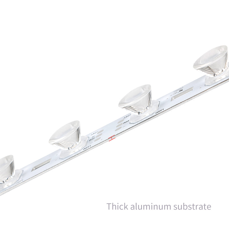 high output LED light bar installed inside aluminum frame light box – 4400lm illumination