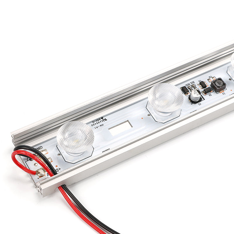 Aluminum profile LED module with red wire connector – DC24V