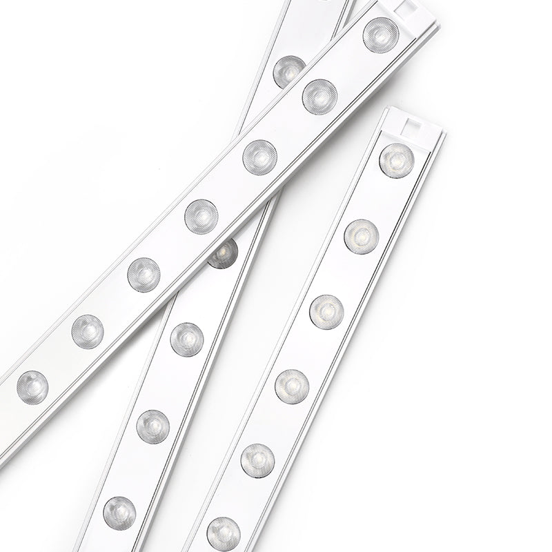 Edge mounted LED module for lightbox frame – top view