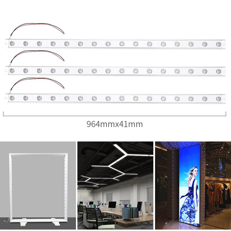 Aluminum profile LED module – side profile view