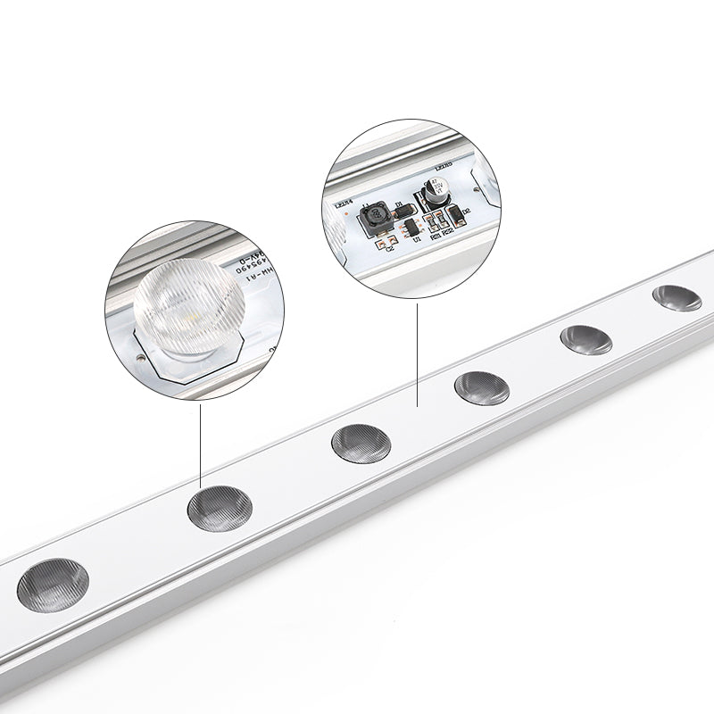 Lightbox perimeter lighting with aluminum profile LED module