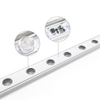 Lightbox perimeter lighting with aluminum profile LED module