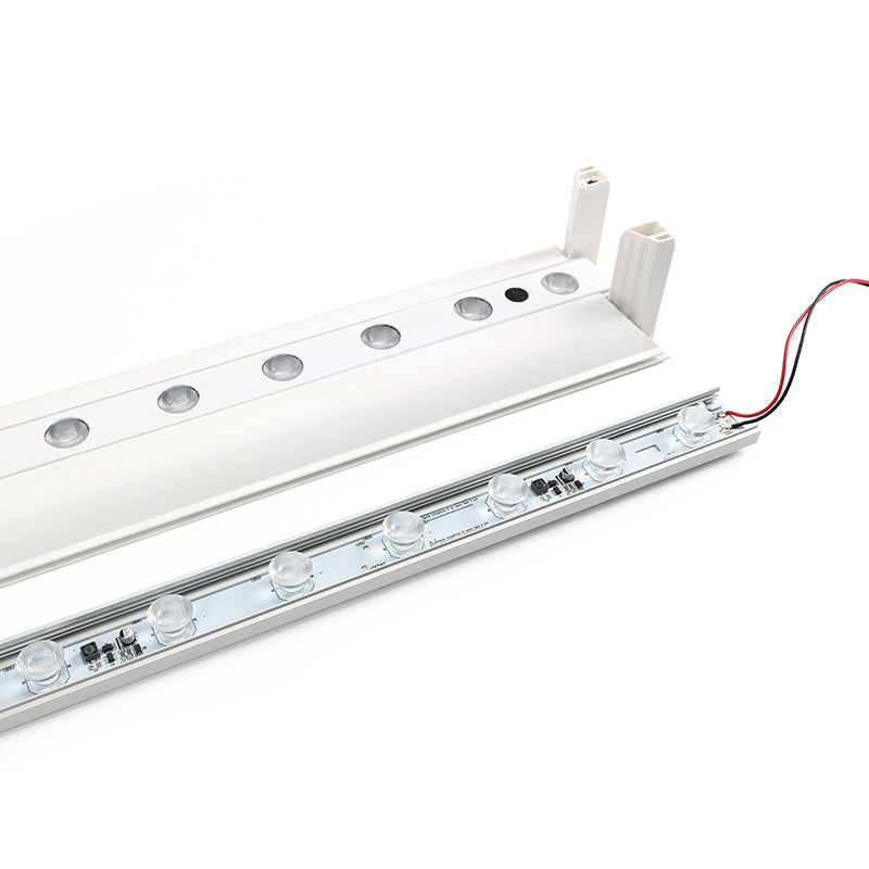 LED frame lighting – aluminum module installed in display frame