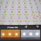 Flexibles LED-Stein-Hintergrundbeleuchtungspanel 480x240mm – 392 LEDs, 0,6mm dünn, CRI90+, DC24V | Beleuchtungslösungen für Messestände