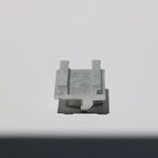 Aluminum curved hook mounting adapter for aluminum extrusion display frame