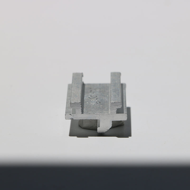 Aluminum curved hook mounting adapter for aluminum extrusion display frame