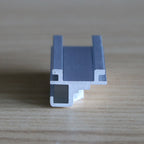 Reusable aluminum mounting clip for trade show and exhibition display lighting