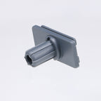 Banner stand light connector close-up detail