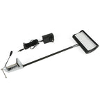 LED display light head for portable trade show booth lighting kit