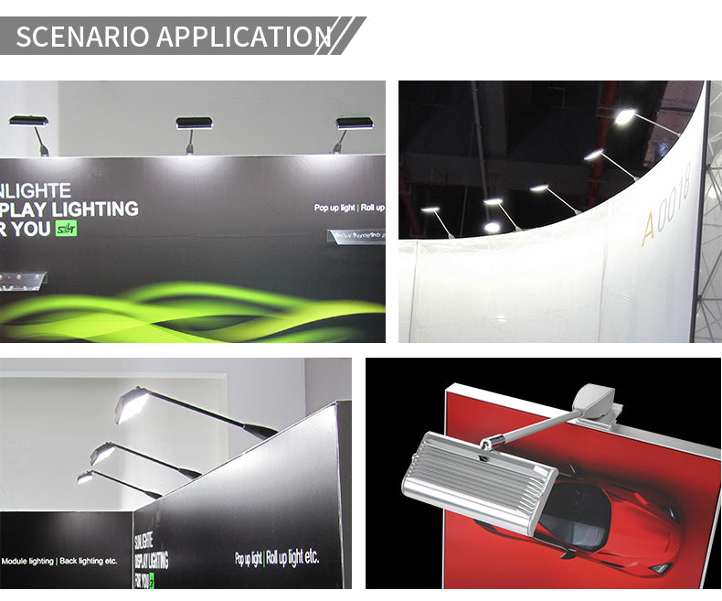 XIDUER SL-026-06 minimalist silver design blending with modern exhibition booth structure