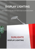 XIDUER booth light silver finish 37mm slim head B-shape plug