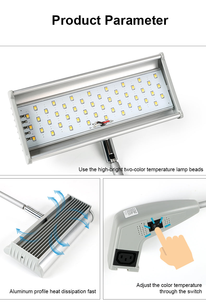 Luz LED Tri-CCT de 25W para stands – 2500lm
