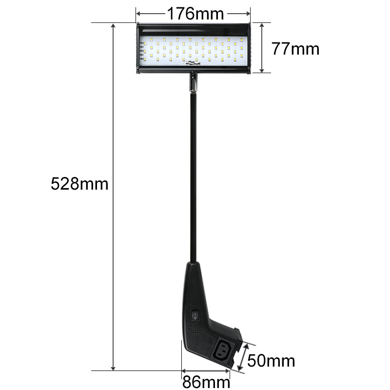 25W LED retail display arm light clamp mount booth solution