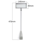 21W LED flood light color temperature options – 2800K warm white, 4500K neutral white, 6500K cool white