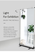 GU10 clamp spotlight AC85-265V wide voltage for international exhibition use