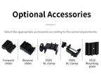 List of optional accessories with labels on a white background
