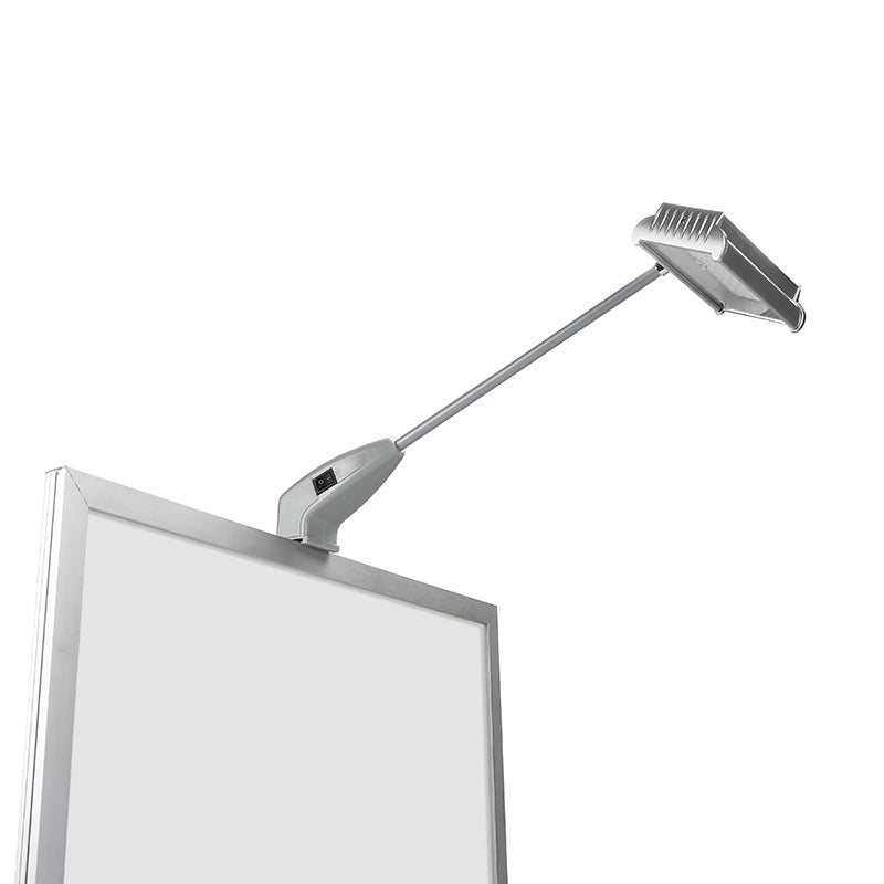 21W Exhibition Flood Light Mounted on Booth Stand – 120° Wide Beam, IP44 Rated