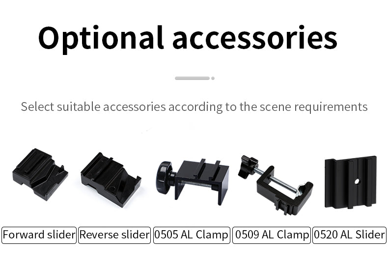 21W Trade Show Flood Light Optional Accessories – Compatible Mounting Hardware for Exhibition Booths