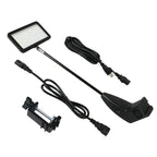 Black exhibition arm light