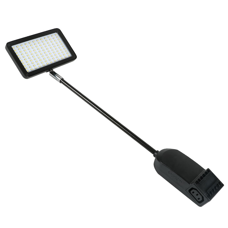 25W LED booth arm light black adjustable clamp trade show display