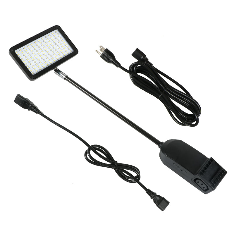 25W LED booth display arm light black clamp mount trade show spotlight