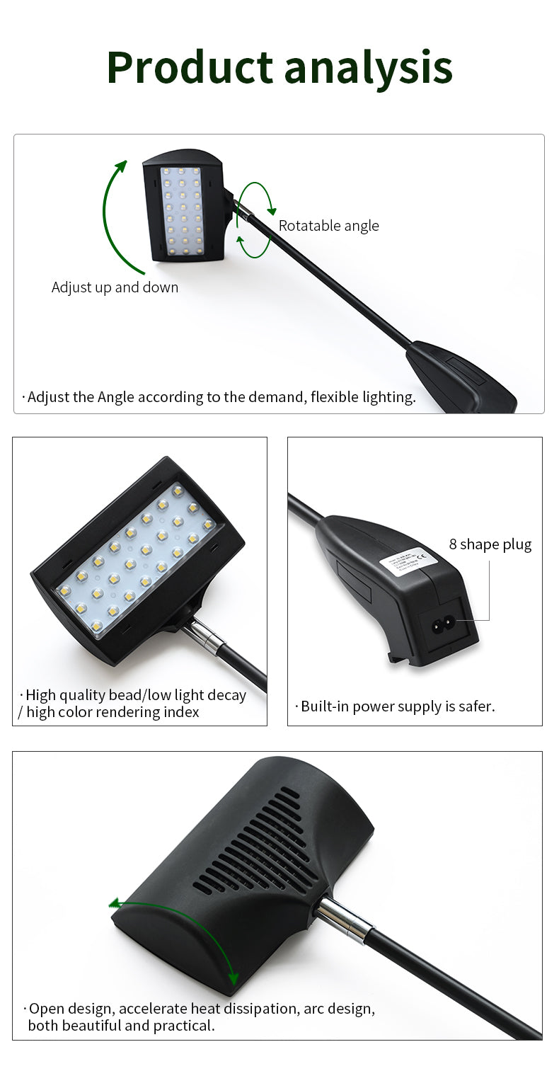 8-shape plug base of trade show LED accent flood light