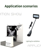 Exhibition lighting setup with focused LED flood lights – North America Europe Asia