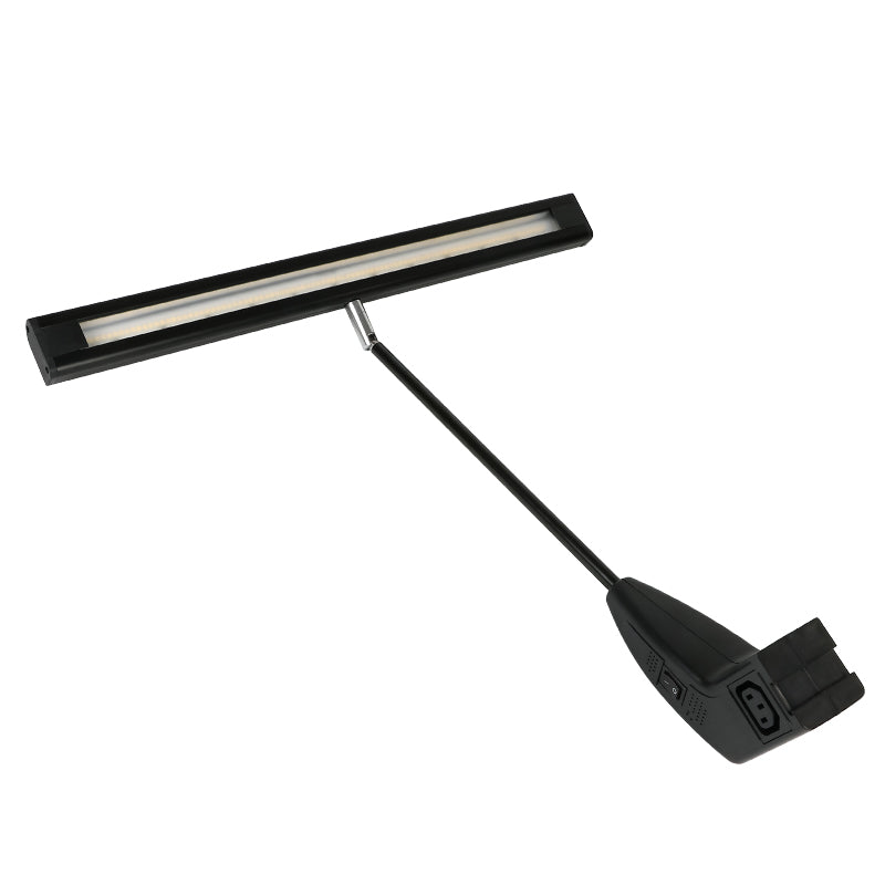 Luminaria LED de brazo de 25W con triple CCT para ferias y exposiciones – Interruptor de 3 colores, CRI90+, listado UL/ETL