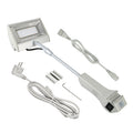 50W Tri-CCT Switchable LED Display Arm Light with clamp, power cord and extension cable for trade show booth lighting