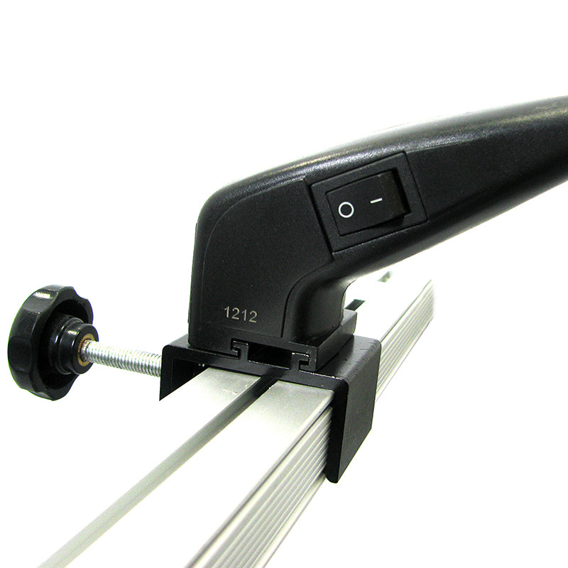 Truss mount clamp for exhibition lights on square crossbar – stage light clamp in booth setup