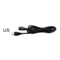 Black IEC C13 Power Cord US Plug (NEMA 5-15P) 3M for Trade Show Display Lights